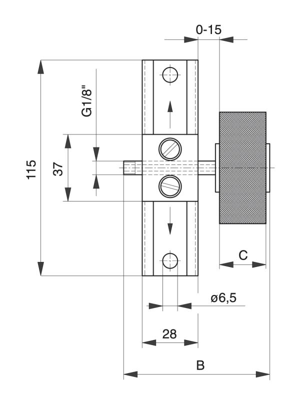 Kladkový štětec typ RSM/RSM-B - Příslušenství - Murtfeldt GmbH Kunststoffe - Technische Zeichnung 2