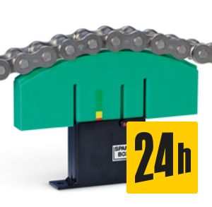 Spann-Box® Gr.2 mit Blockprofil - Kettenspanner für Rollenketten - Murtfeldt GmbH Kunststoffe